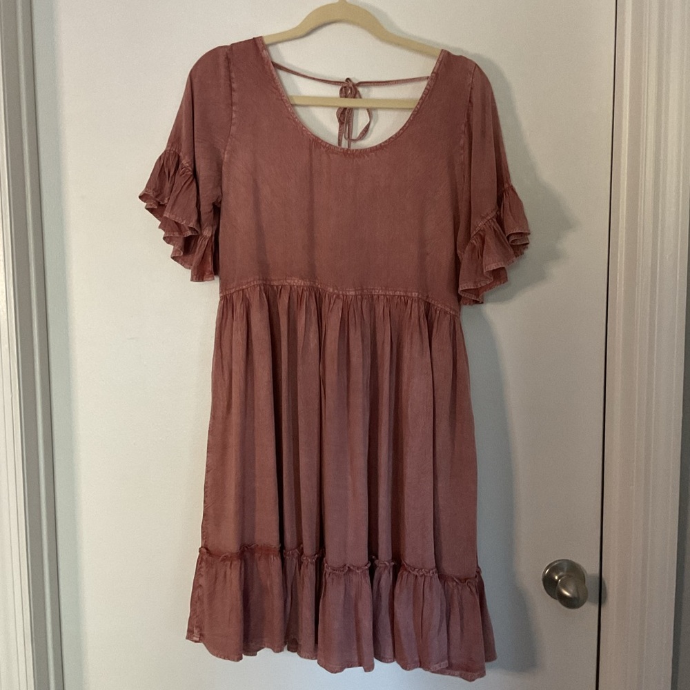 Exist M Dusty Rose Mini Dress
